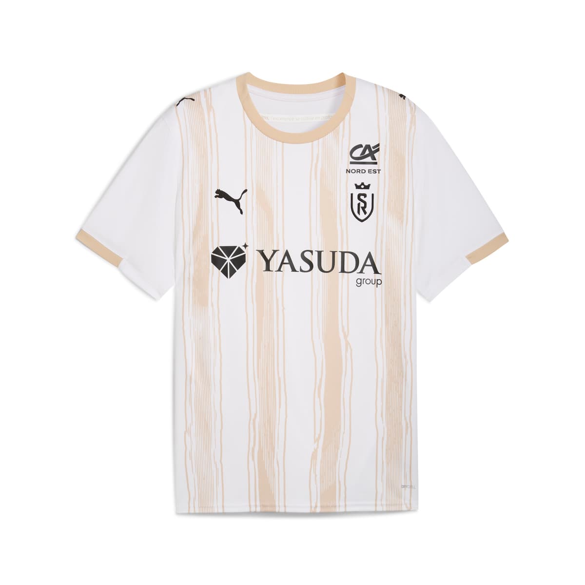 PUMA Stade Reims 25/26 uitshirt, Wit, Maat 4-5Y