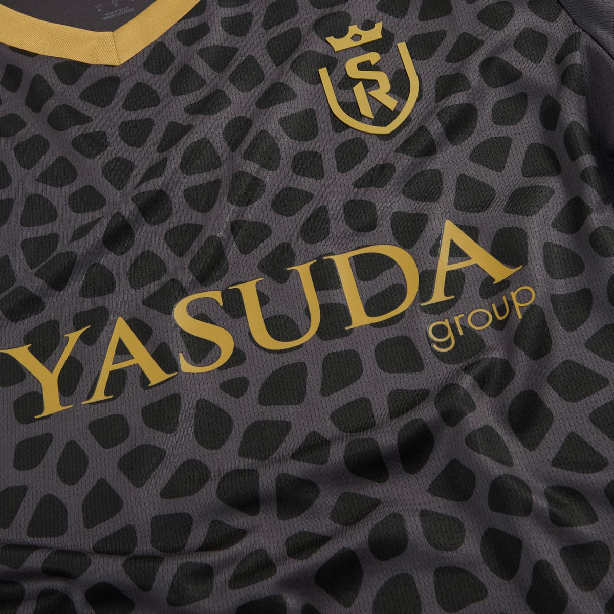 PUMA Stade Reims 25/26 derde shirt voor Heren, Zwart/Grijs, Maat S thumbnail 3