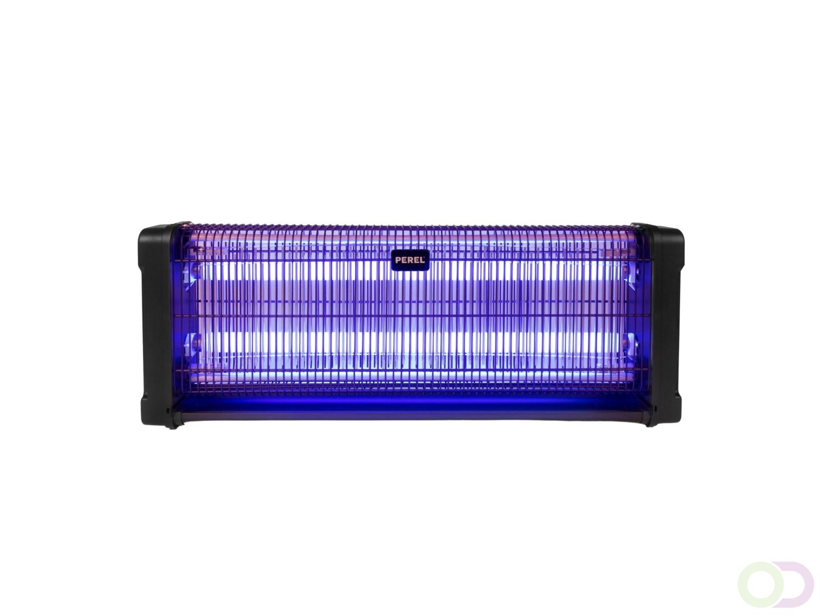 Elektrische UV insectenverdelger binnen, 2800V spanningsrooster, stille vliegenlamp met verwijderbare metalen opvangbak, 150 m????