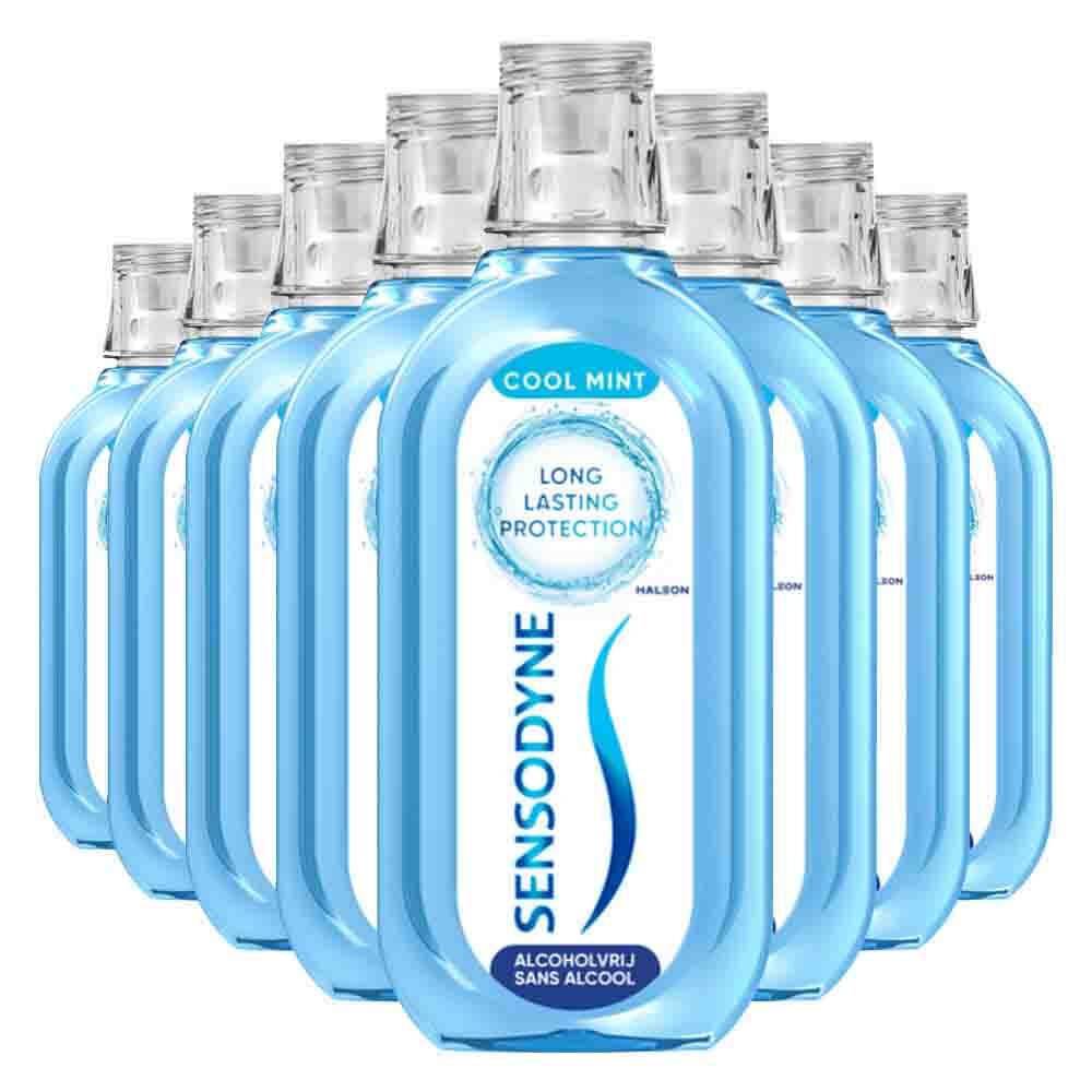 8x Sensodyne Mondwater Fresh&Cool 500 ml