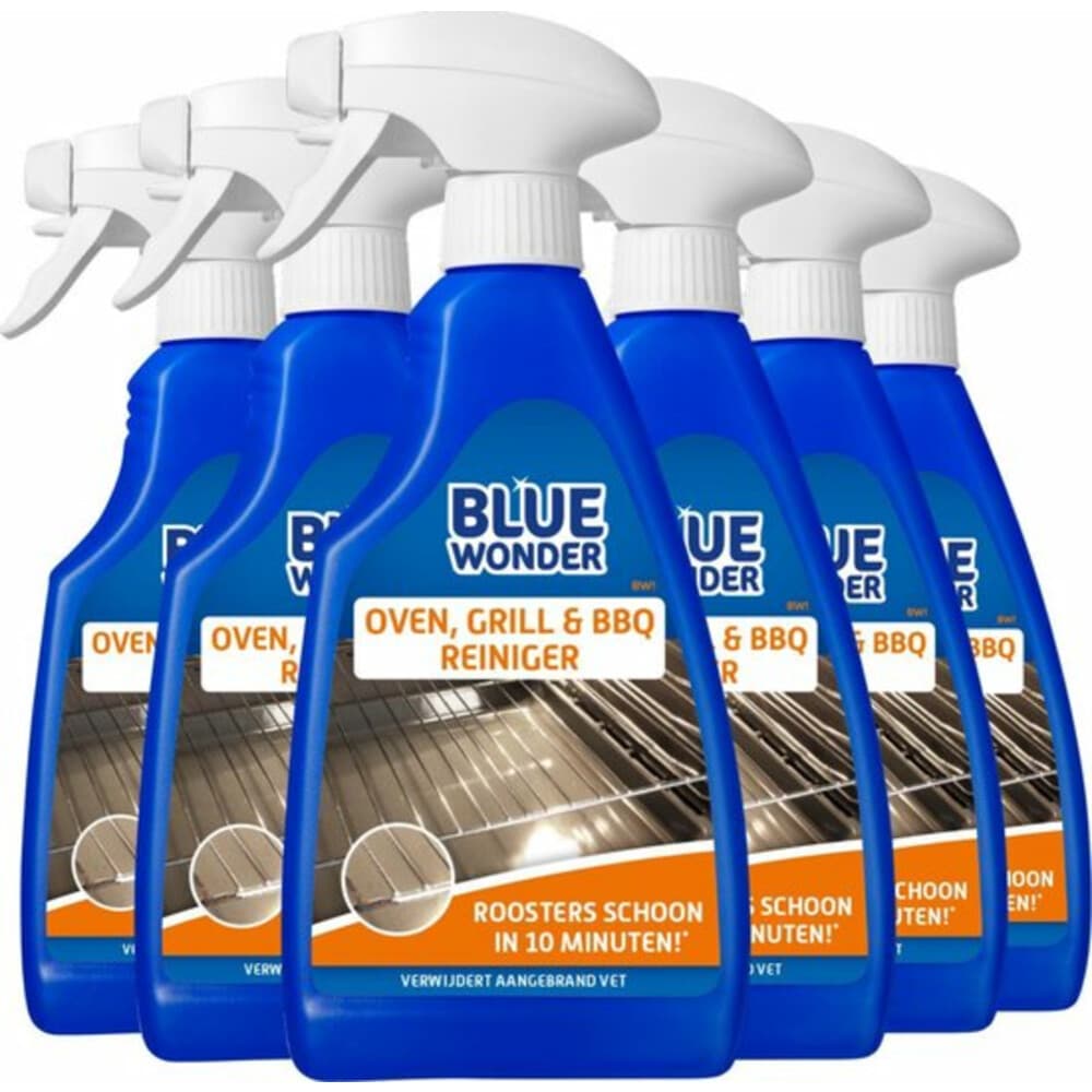 6x Blue Wonder Oven&Grillreiniger 500 ml