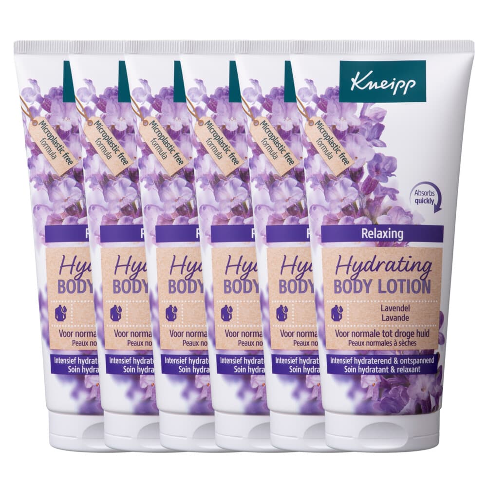 6x Kneipp Bodylotion Lavendel 200 ml