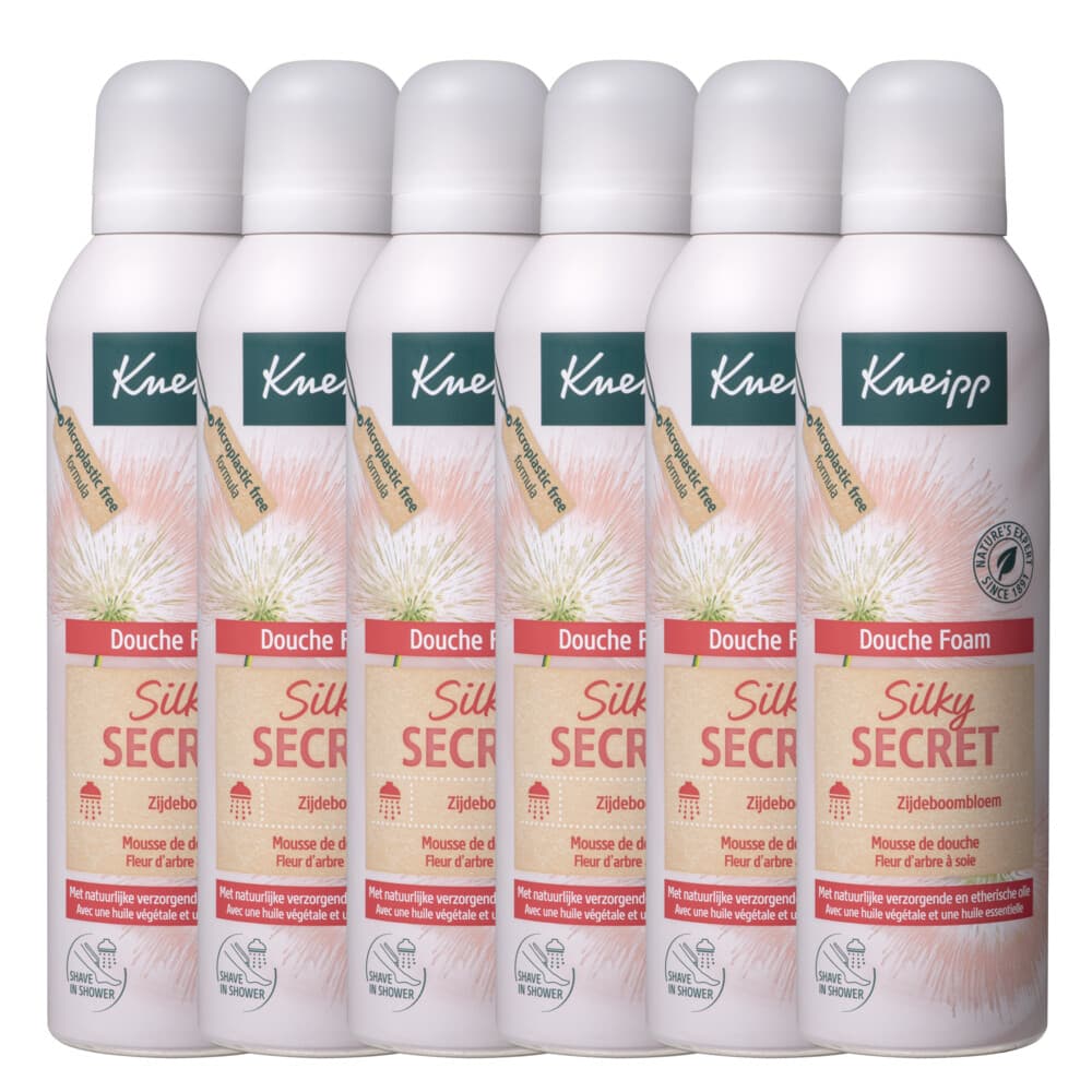6x Kneipp Douche Foam Silky Secret 200 ml