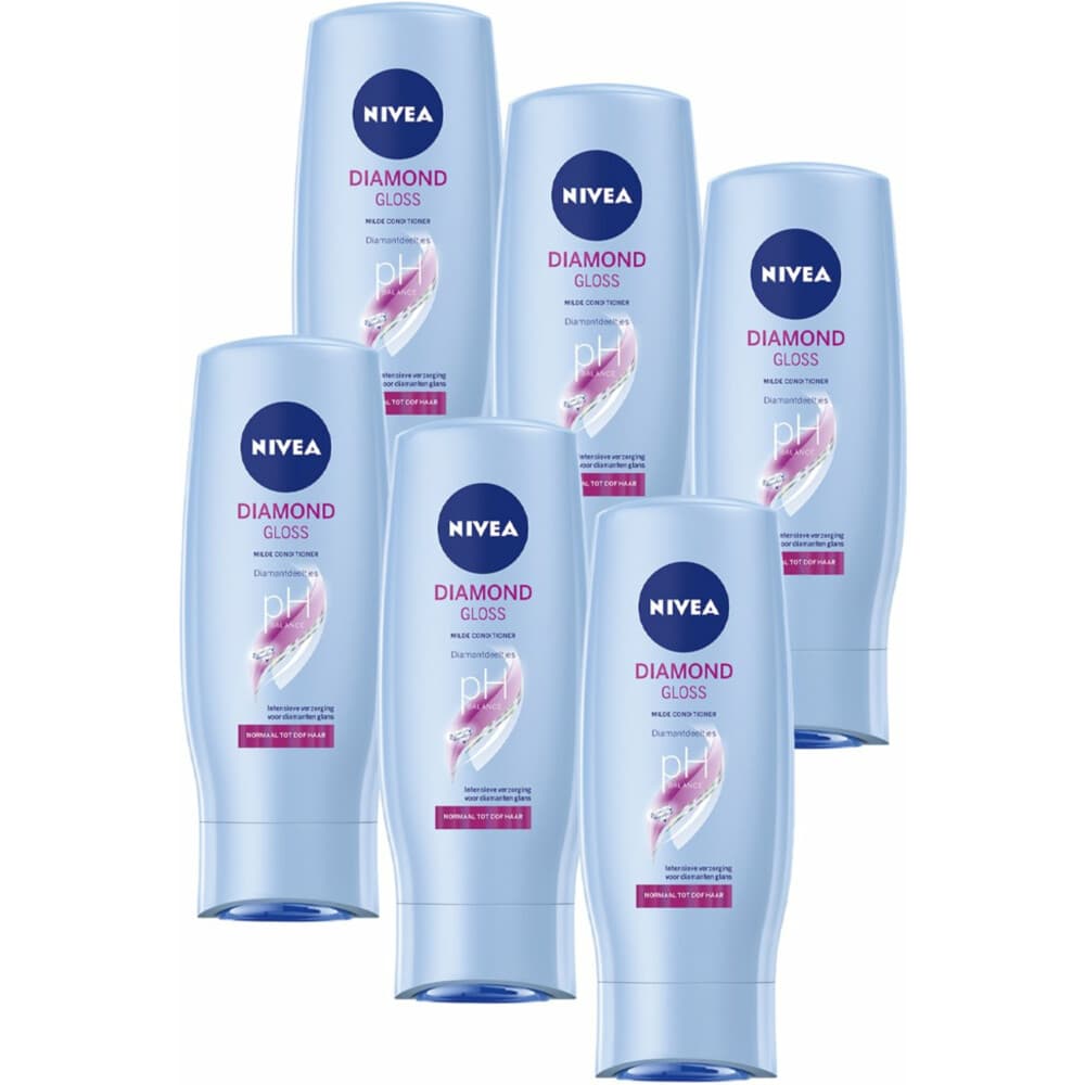 6x NIVEA Conditioner Diamond Gloss Care 200 ml