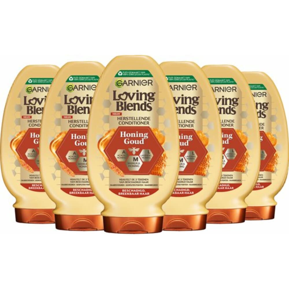 6x Garnier Loving Blends Honing Goud Conditioner 250 ml