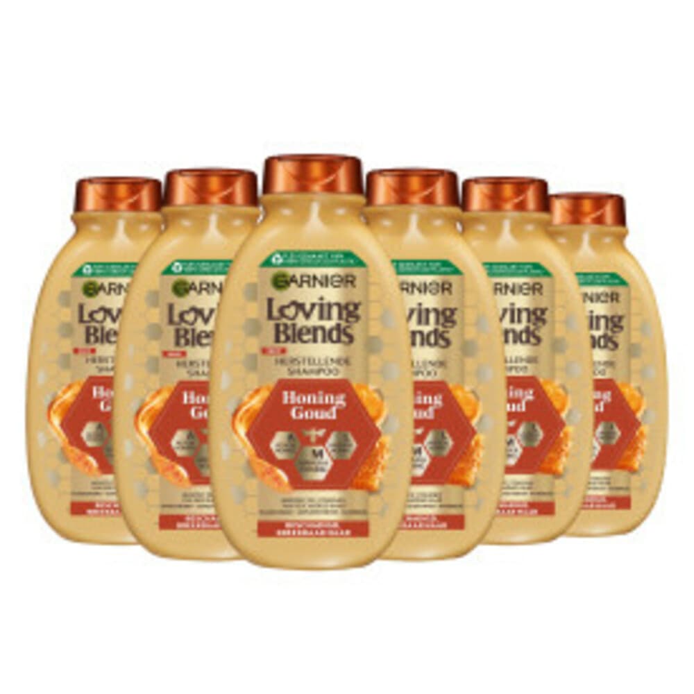6x Garnier Loving Blends Honing Goud Shampoo 300 ml