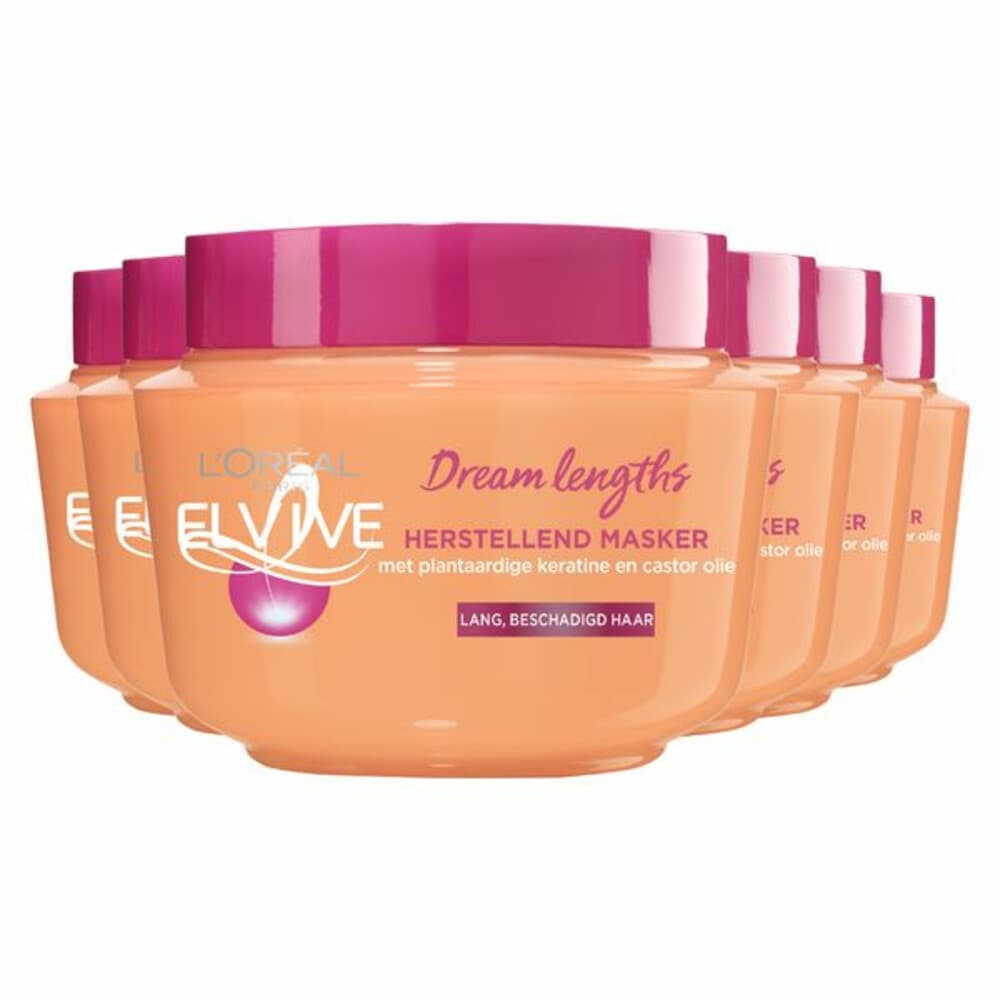 6x L'Oréal Elvive Dream Lengths Haarmasker 300 ml
