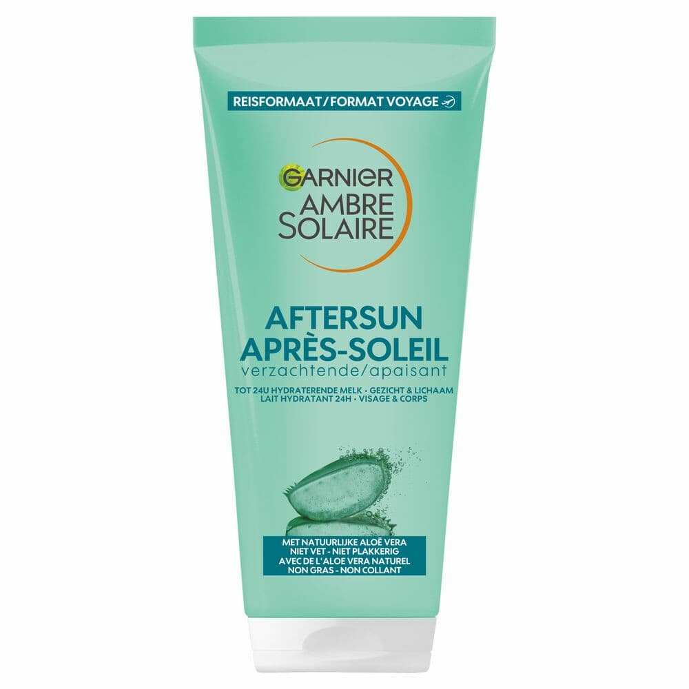 3x Garnier Ambre Solaire Aftersun Melk Reisformaat 100 ml