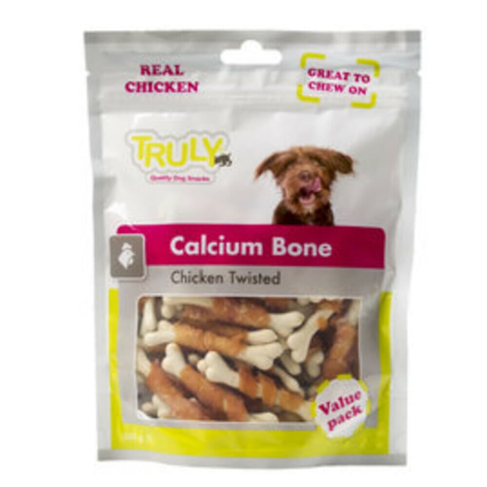Truly Hondensnack Calcium Bone Chicken Twisted 90 gr