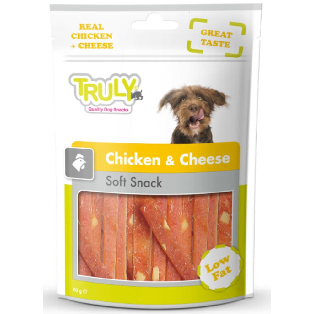 Truly Hondensnack Chicken&Cheese 90 gr