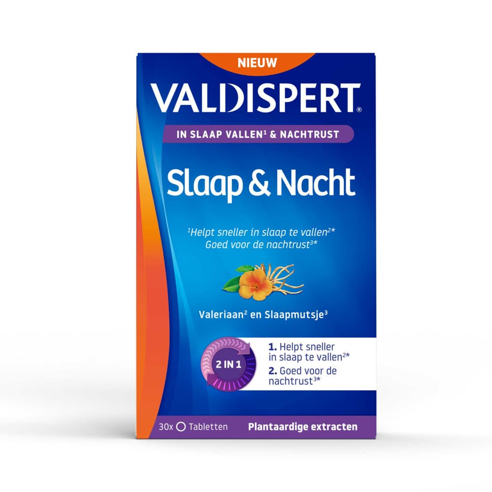 Gratis Verzending: 2x Valdispert Slaap&Nacht 30 tabletten