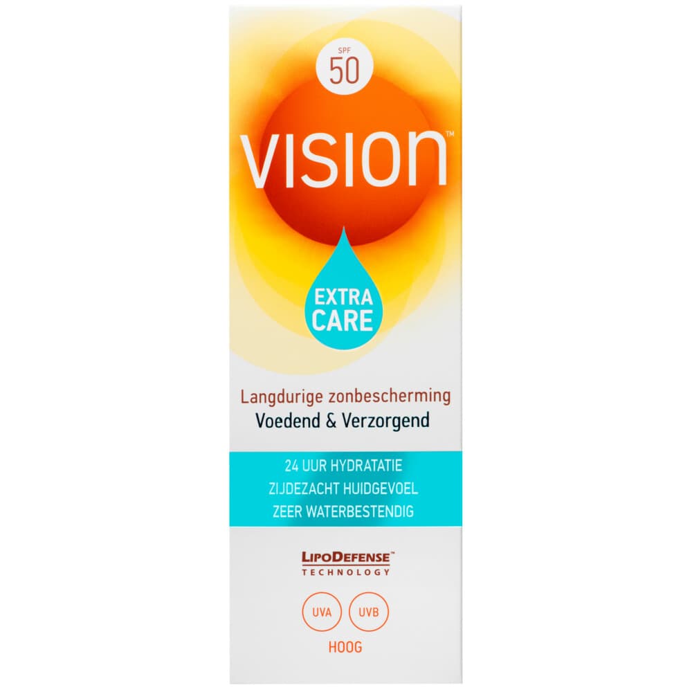Vision Zonnebrand Crème Extra Care SPF 50 185 ml
