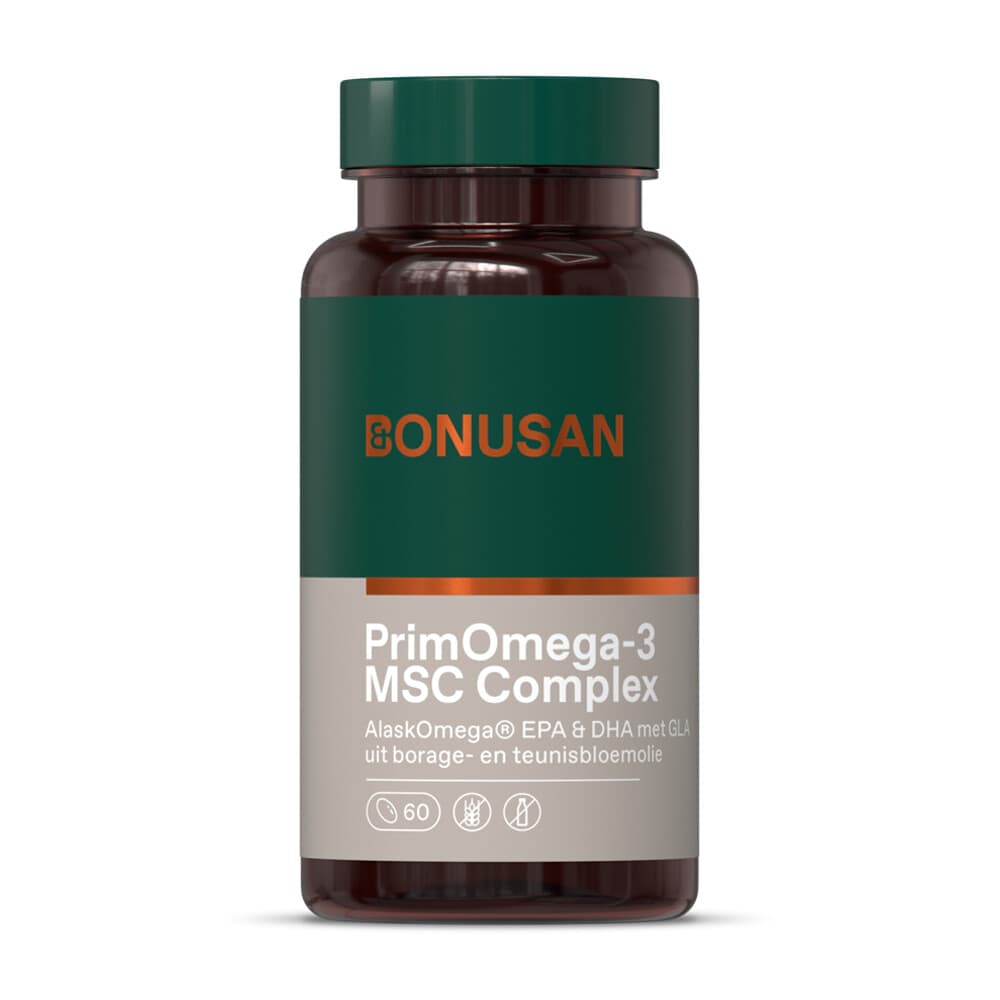 Gratis Verzending: 2x Bonusan PrimOmega 3 MSC 60 softgels