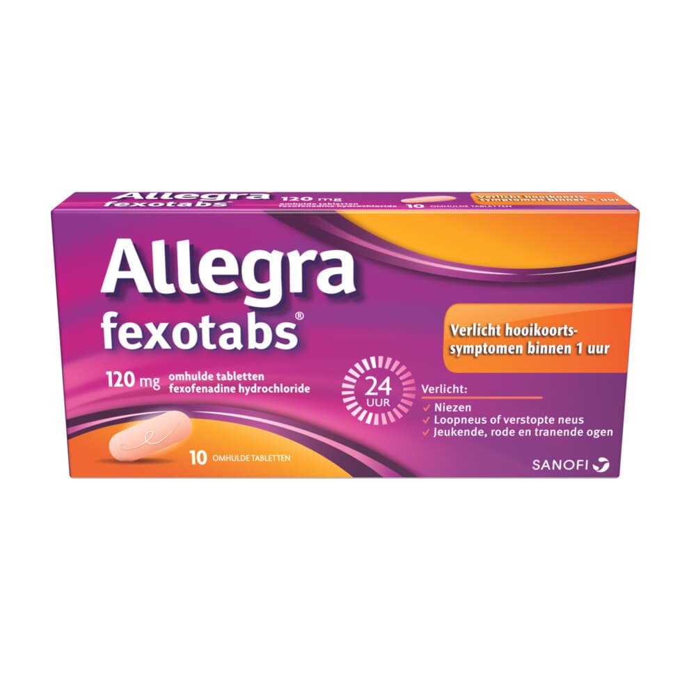 Allegra Fexotabs Bij Hooikoorts 10 tabletten