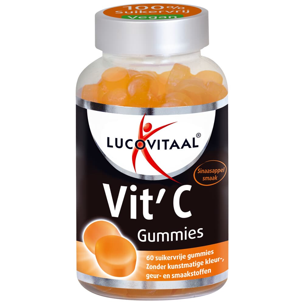 Gratis Verzending: 3x Lucovitaal Gummies Vitamine C 60 Gummies