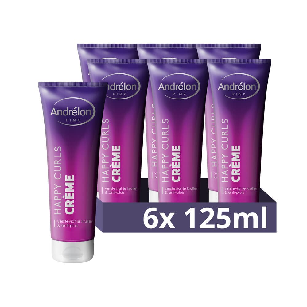 6x Andrélon Crème Happy Curls 125 ml