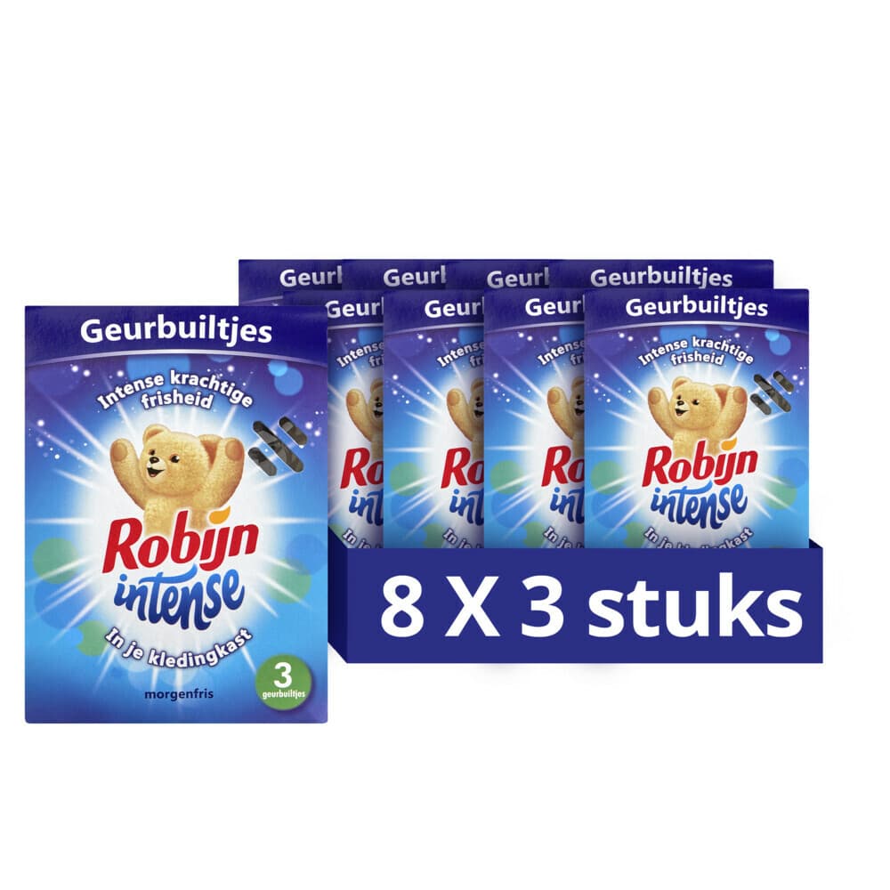 8x Robijn Geurbuiltjes Intense 3 stuks