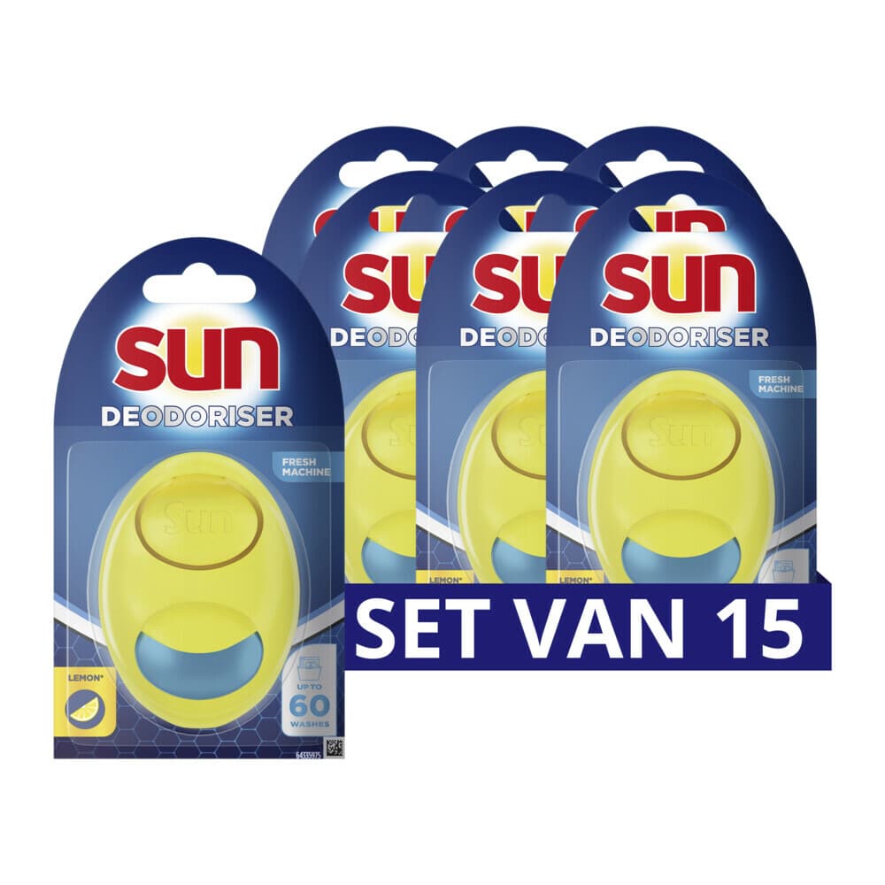 15x Sun Vaatwasmachine Verfrisser Citroen
