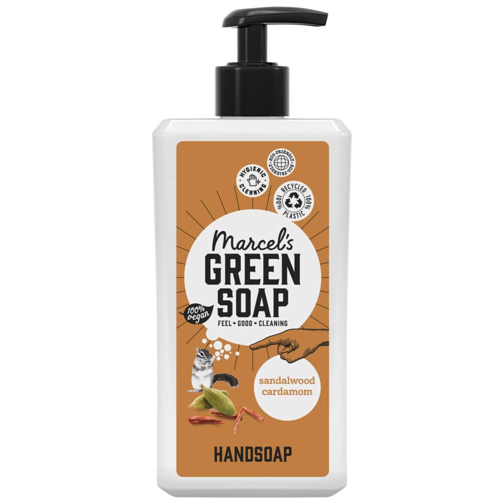 Marcel's Green Soap Handzeep Sandelhout&Kardemom 500 ml