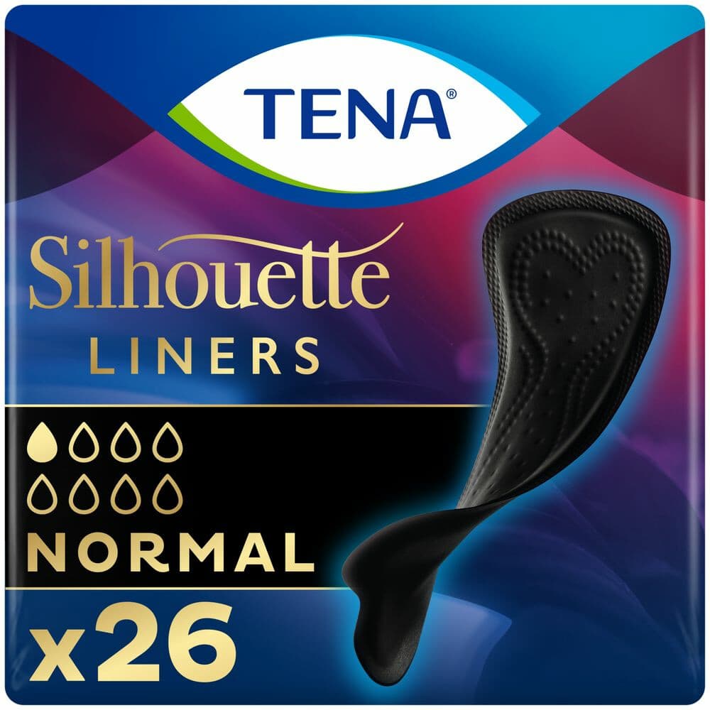 TENA Silhouette Pads Black Normal 26 stuks