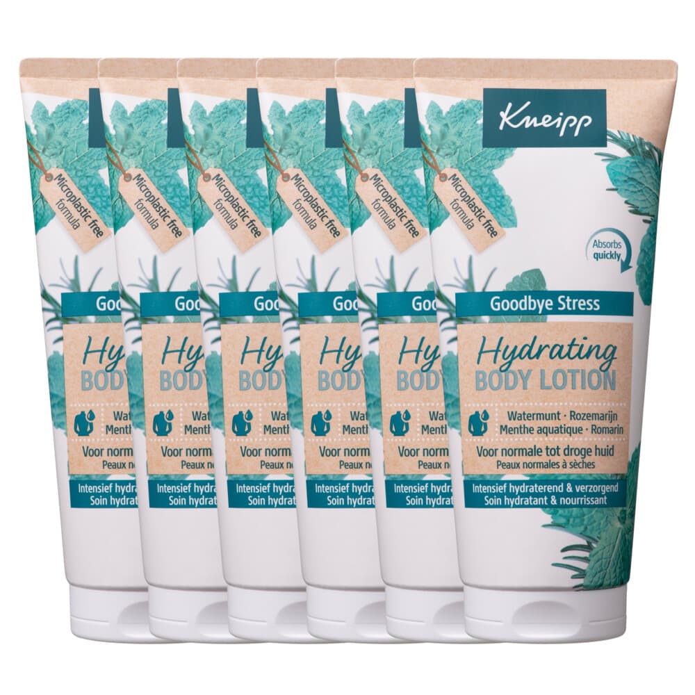 6x Kneipp Bodylotion Goodbye Stress 200 ml