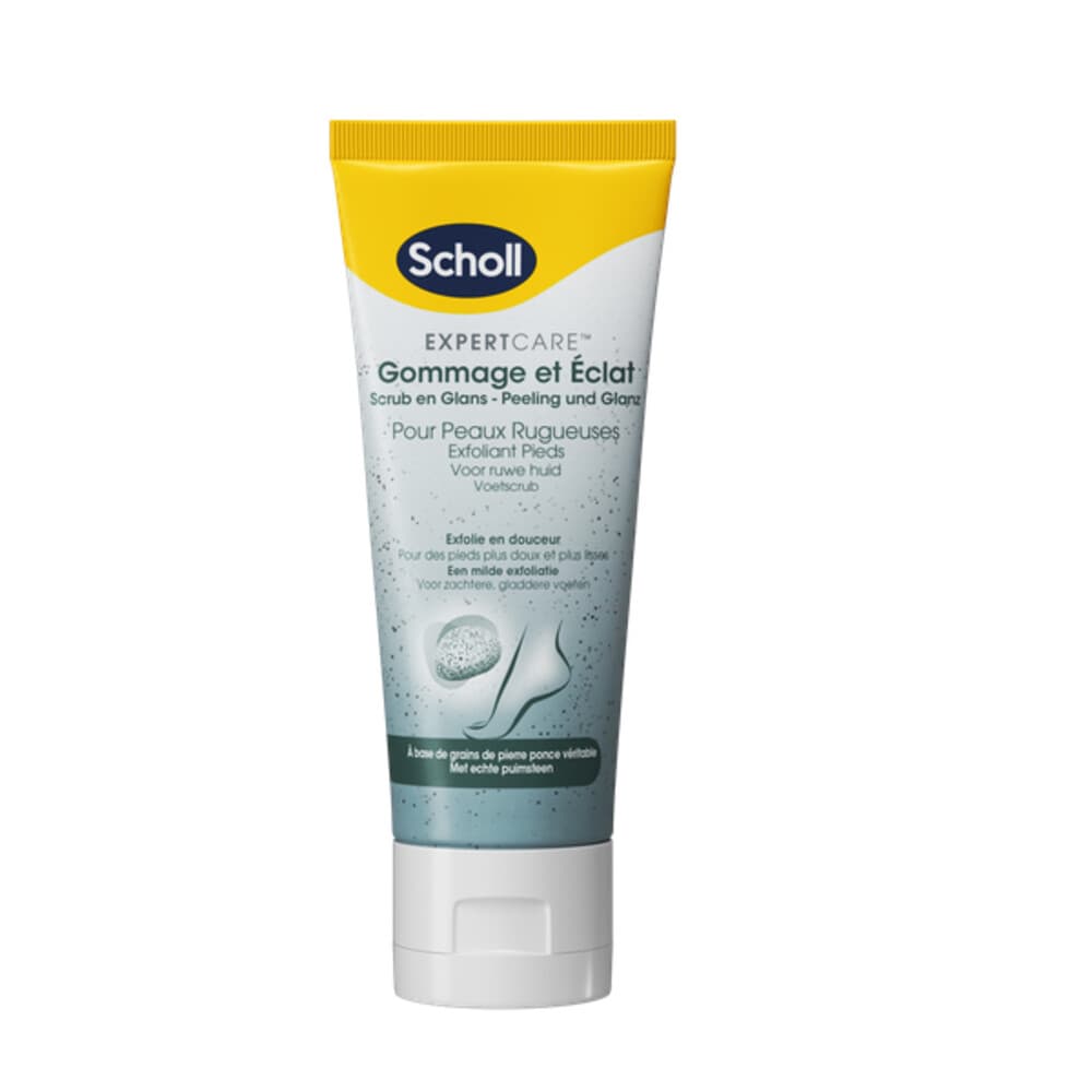 Scholl Voeten Scrubcrème Polish&Glow 75 ml