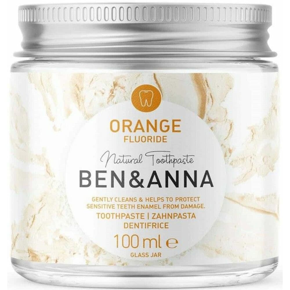 3x Ben&Anna Tandpasta met Fluoride Orange 100 gr