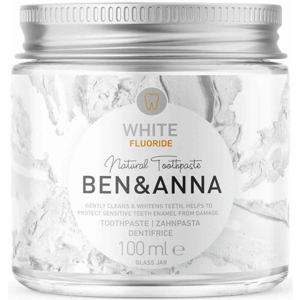 3x Ben&Anna Tandpasta met Fluoride Whitening 100 gr