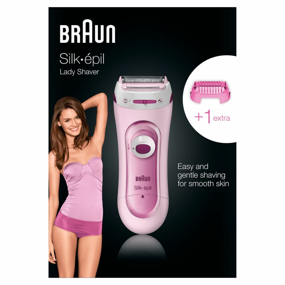 Braun Elektrisch Scheerapparaat en Trimmersysteem Silk-épil 5-100 Roze