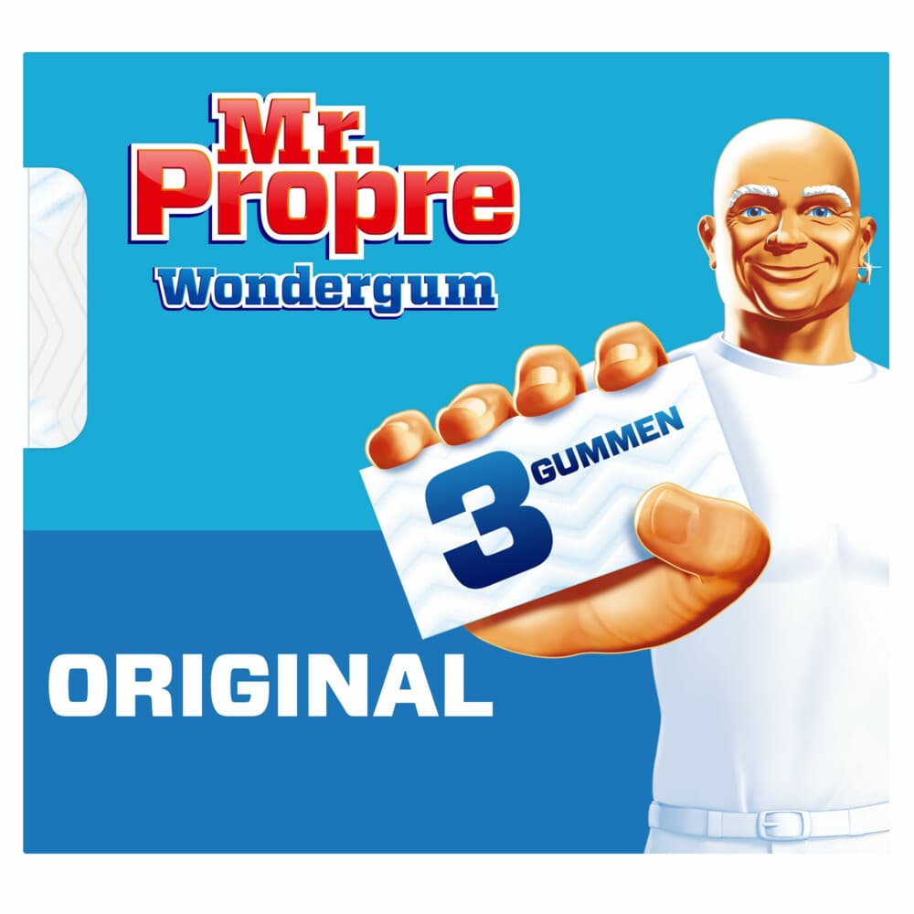 2e halve prijs: Mr. Propre Schoonmaakmiddel Wondergum Original 3 Stuks