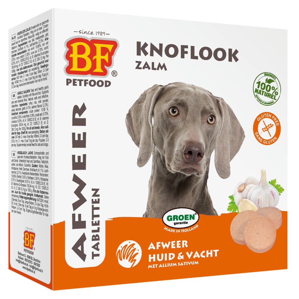 16x BF Petfood Hondensnoepjes Anti-vlo Zalm 55 stuks