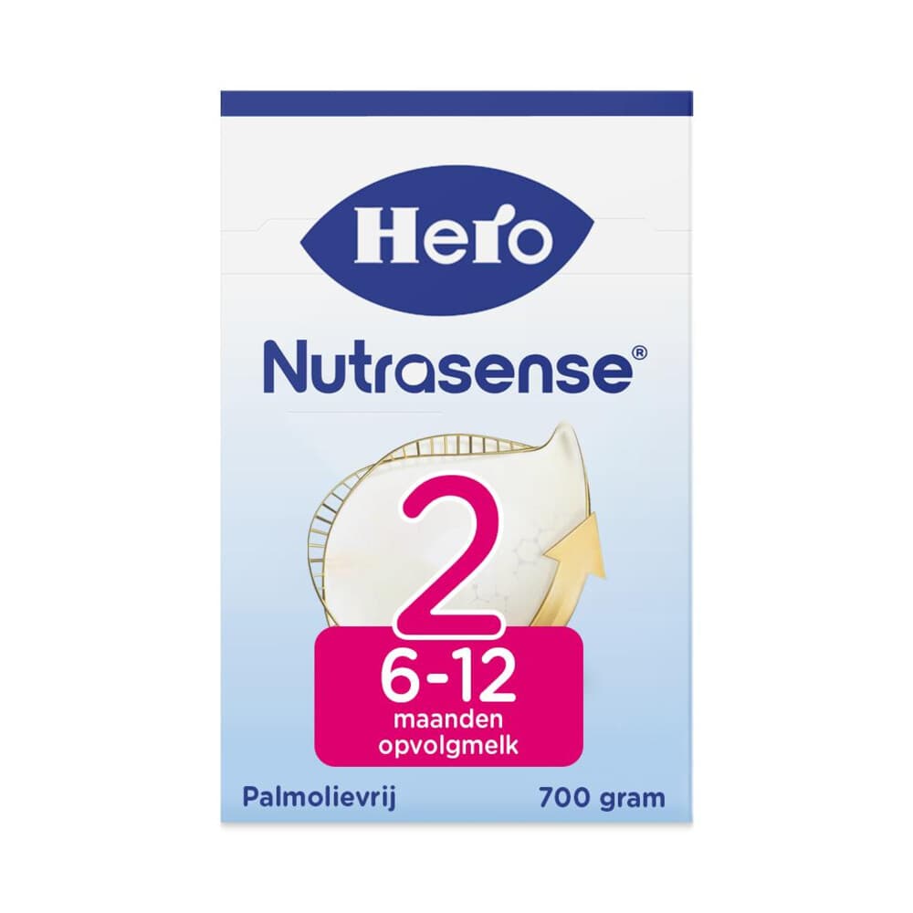 2x Hero Nutrasense Opvolgmelk 2 (6-12 mnd) 700 gr