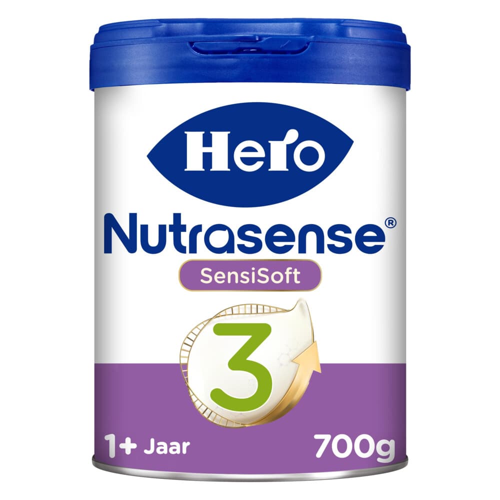 3x Hero Nutrasense SensiSoft 3 Peutermelk (12-24 mnd) 700 gr