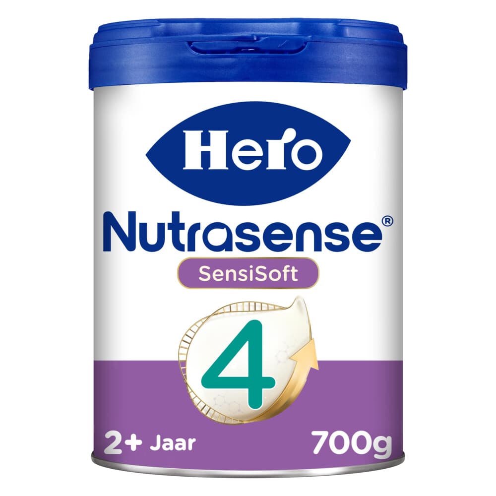 3x Hero Nutrasense SensiSoft 4 Peutermelk (vanaf 24 mnd) 700 gr