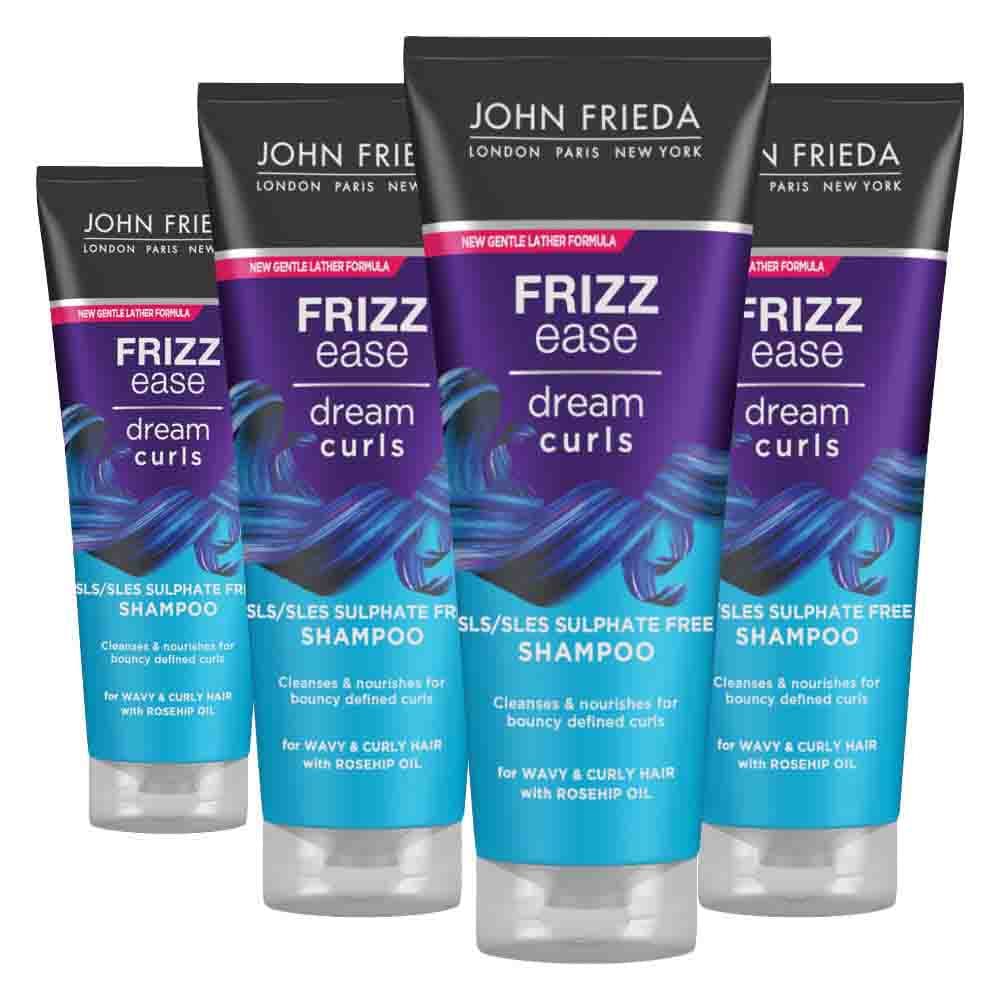 4x John Frieda Frizz Ease Dream Curls Shampoo 250 ml