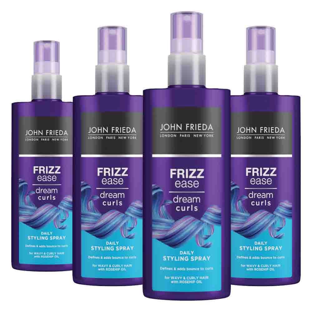 4x John Frieda Frizz Ease Dream Curls Spray 200 ml