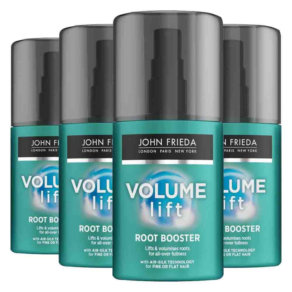 4x John Frieda Volume Lift Root Booster Blow Dry Lotion 125 ml
