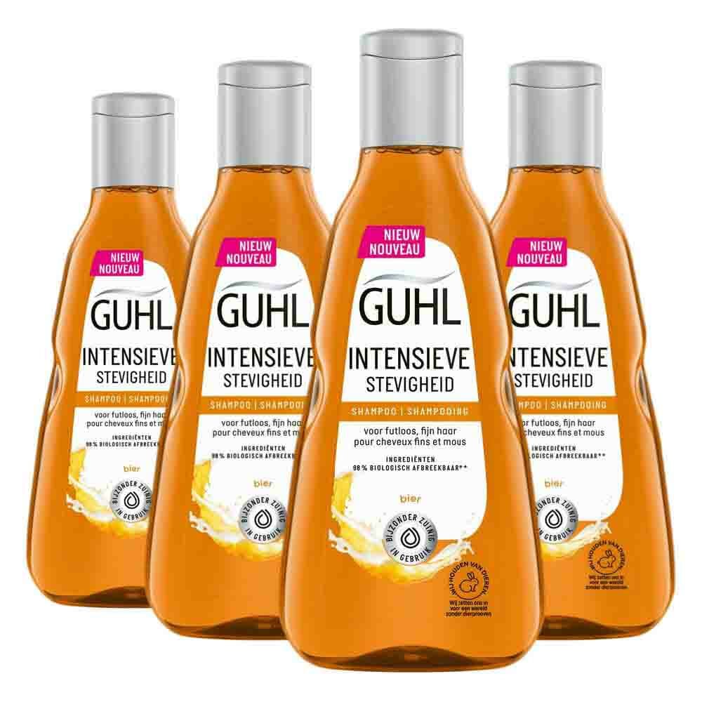 4x Guhl Shampoo Intensieve Stevigheid 250 ml