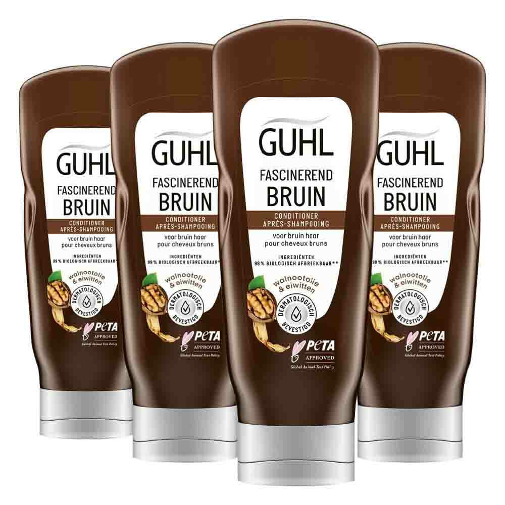 4x Guhl Conditioner Colorshine Fascinerend Bruin 200 ml