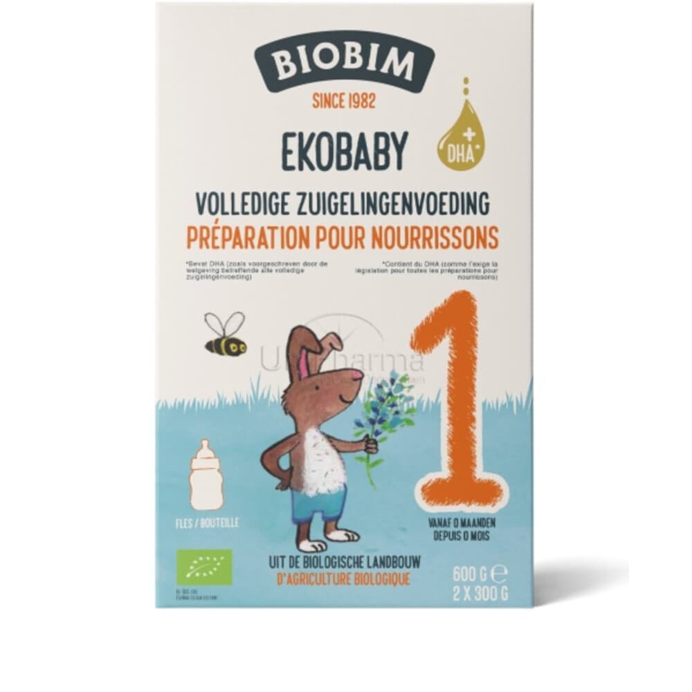Biobim Zuigelingenvoeding 0+ mnd Ekobaby 1 600 gr