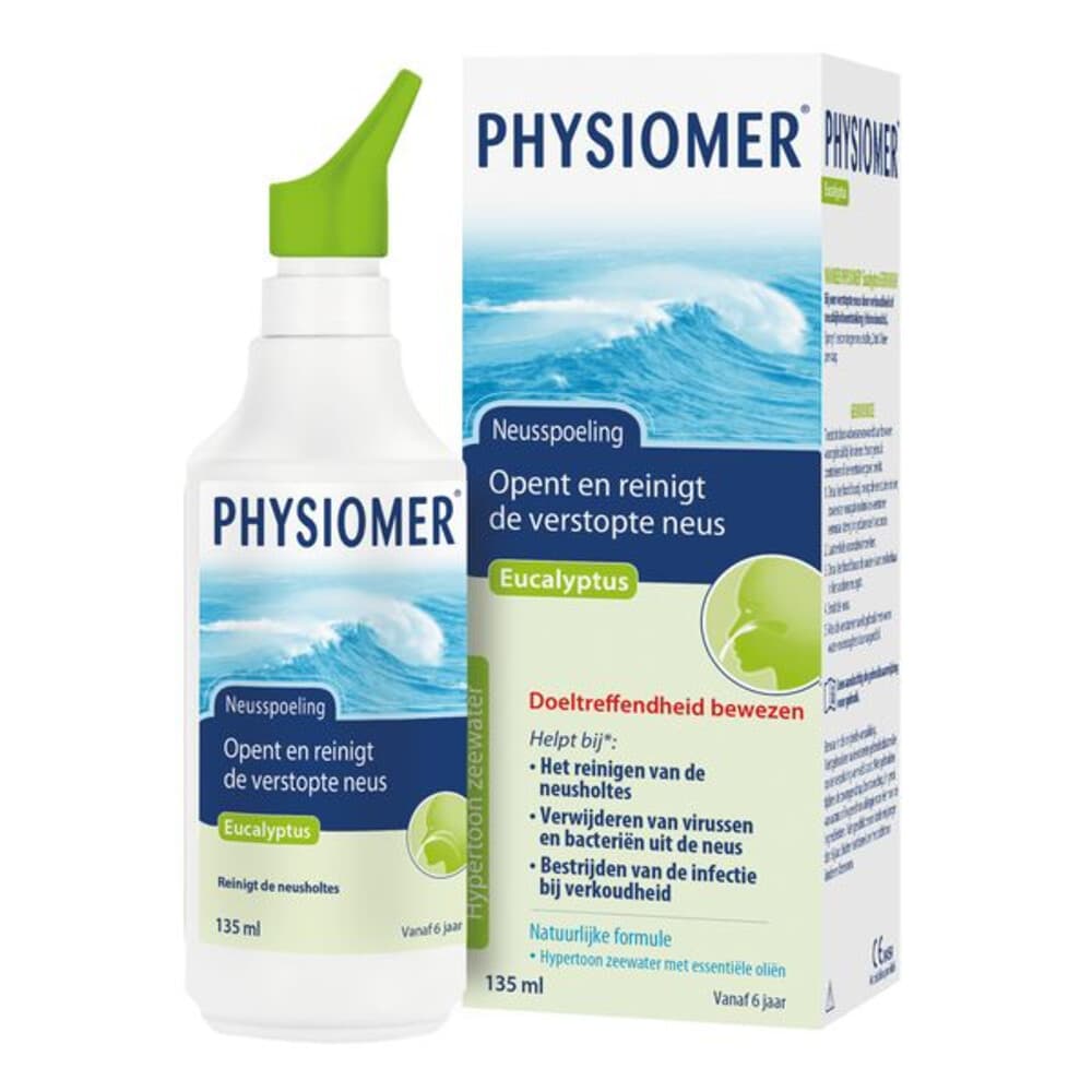 Physiomer Neusspoeling Eucalyptus 135 ml