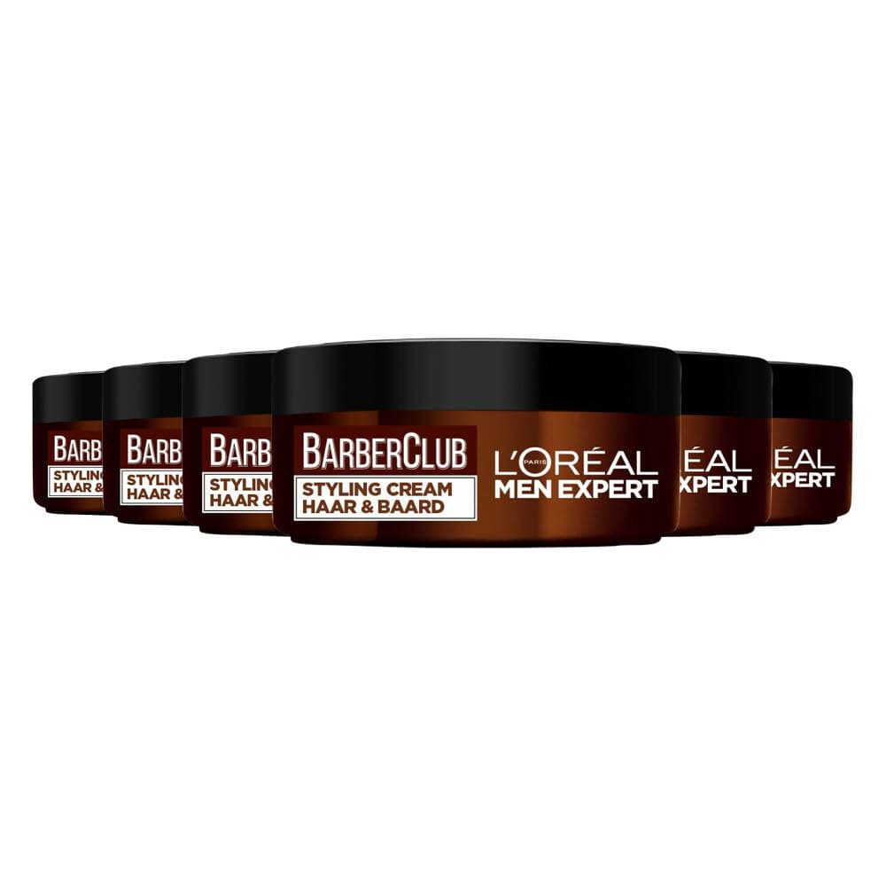 6x L'Oréal Men Expert BarberClub Baard&Haar Styling Creme