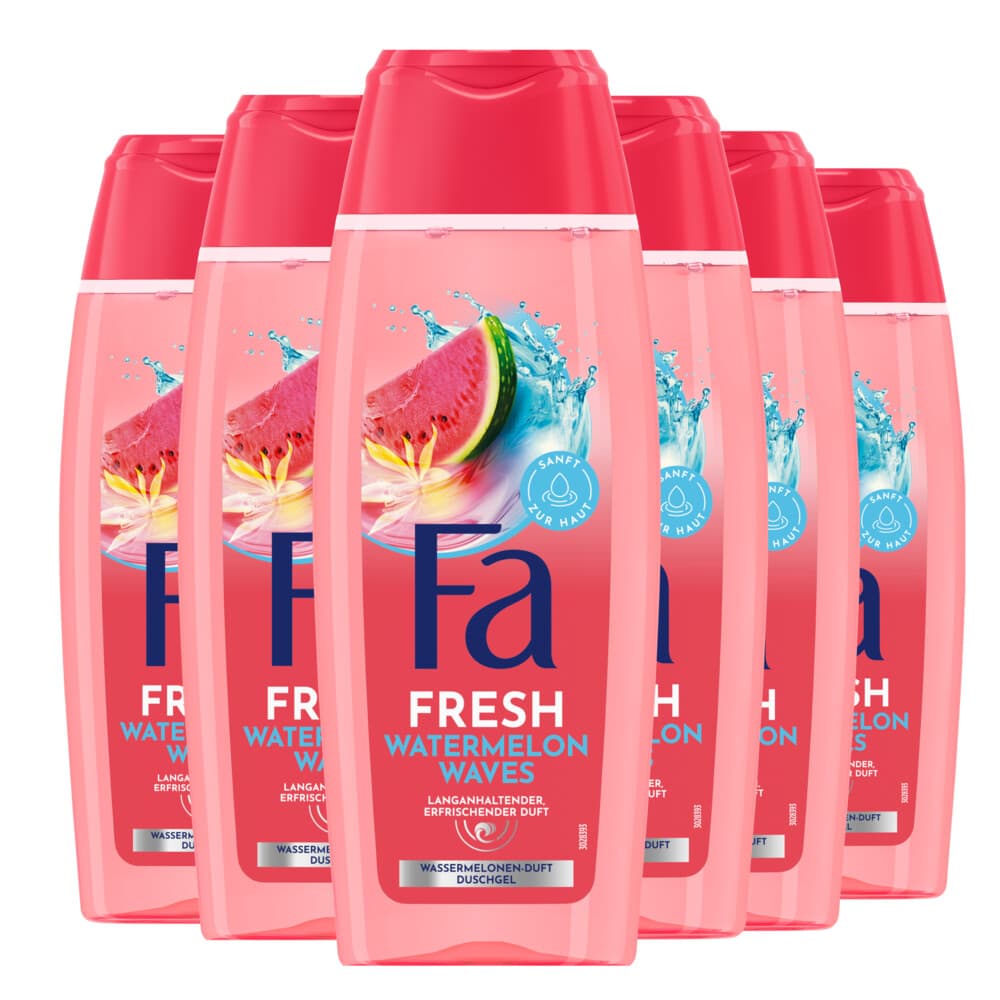 6x Fa Douchegel Watermelon Waves 250 ml