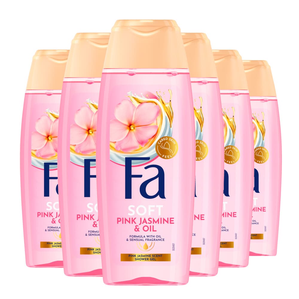 6x Fa Douchegel Pink Jasmine&Oil 250 ml