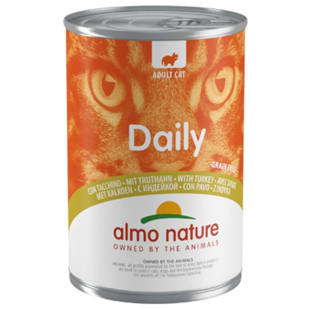 Almo Nature Daily Menu Kattenvoer Nat Blik Kalkoen 400 gr