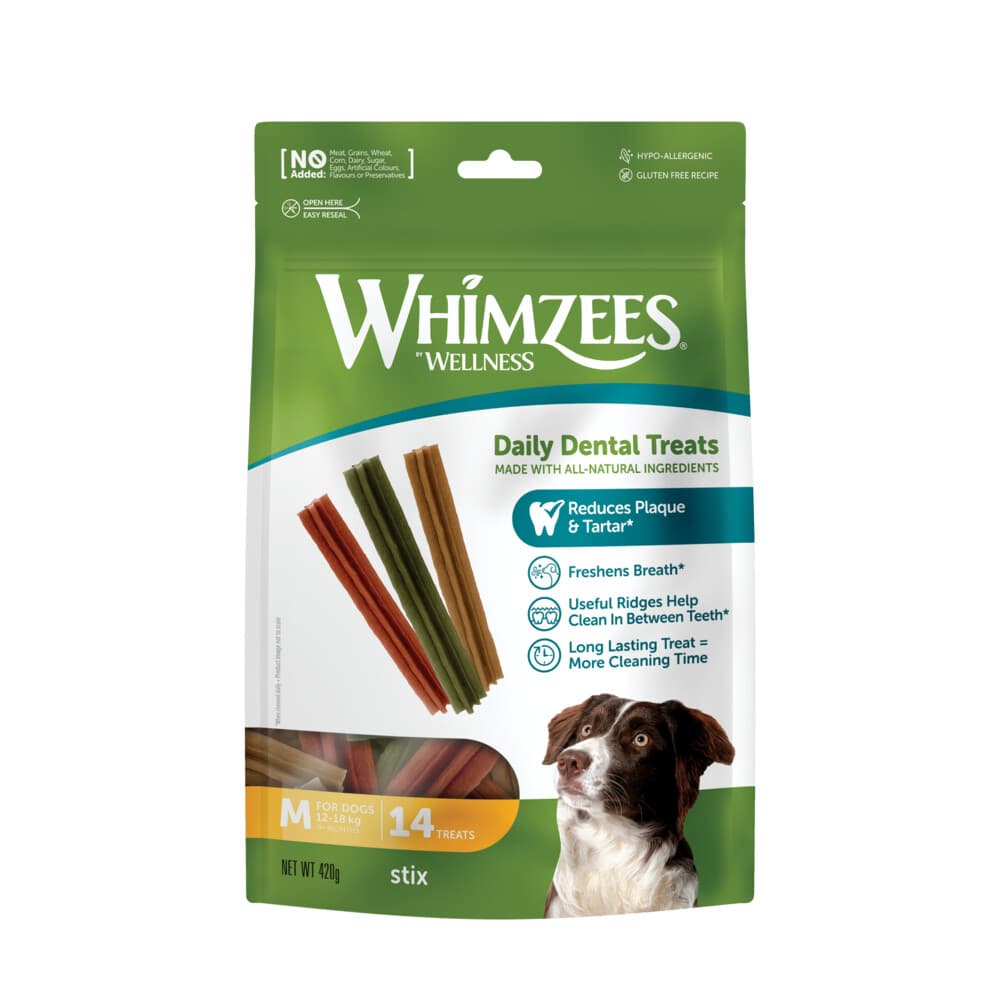 Whimzees Value Bag Stix Medium 14 stuks