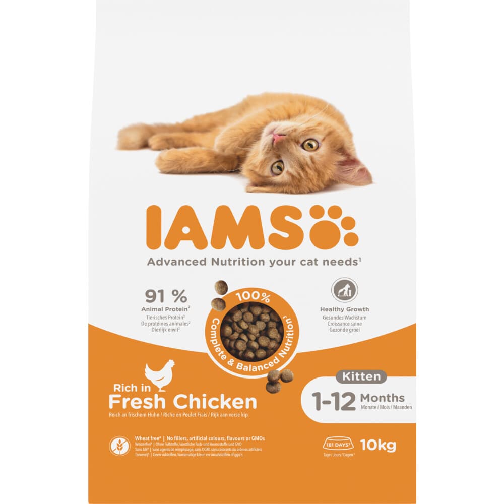 IAMS Kat Kitten/Junior Kip 10 kg