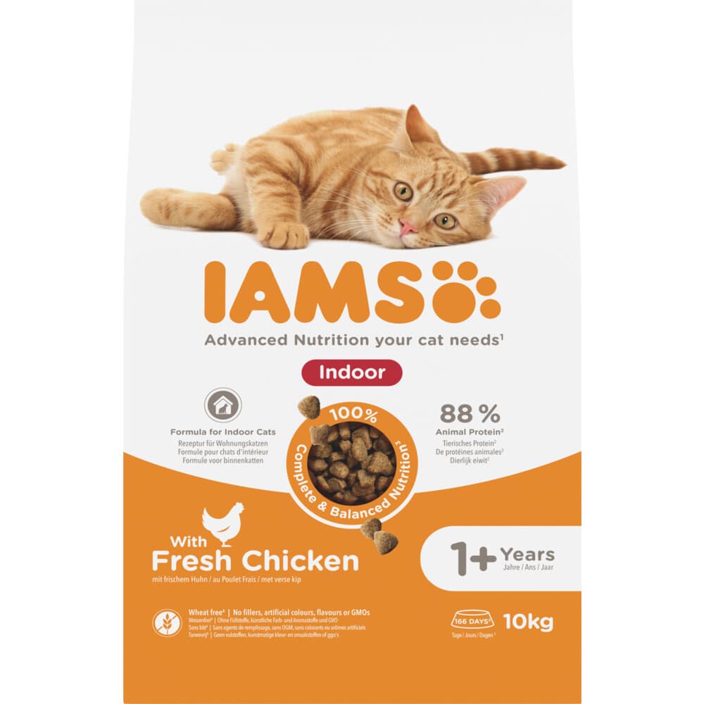IAMS Kat Adult Indoor Kip 10 kg
