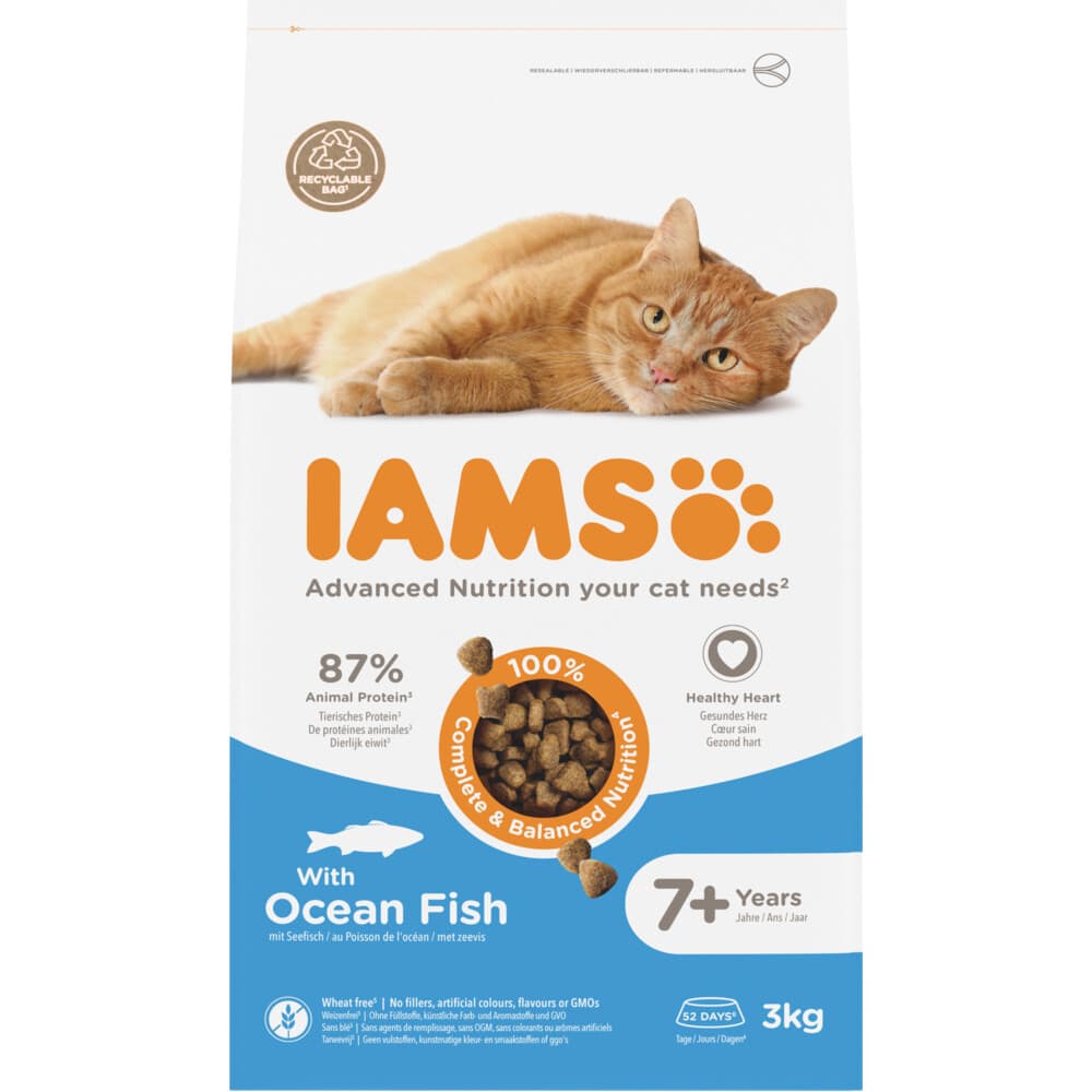 IAMS Kat Senior Oceaanvis 3 kg