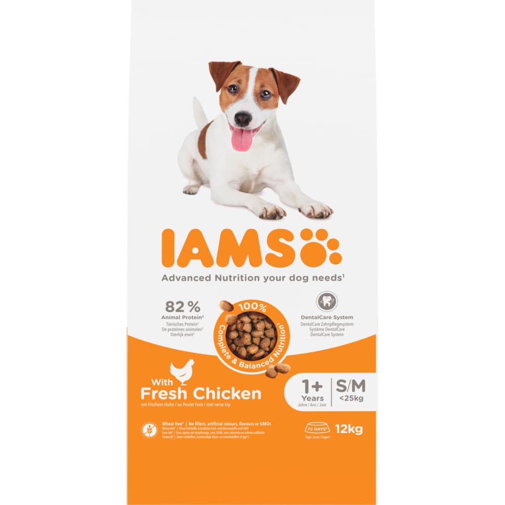 IAMS Dog Adult Small - Medium Kip 12 kg